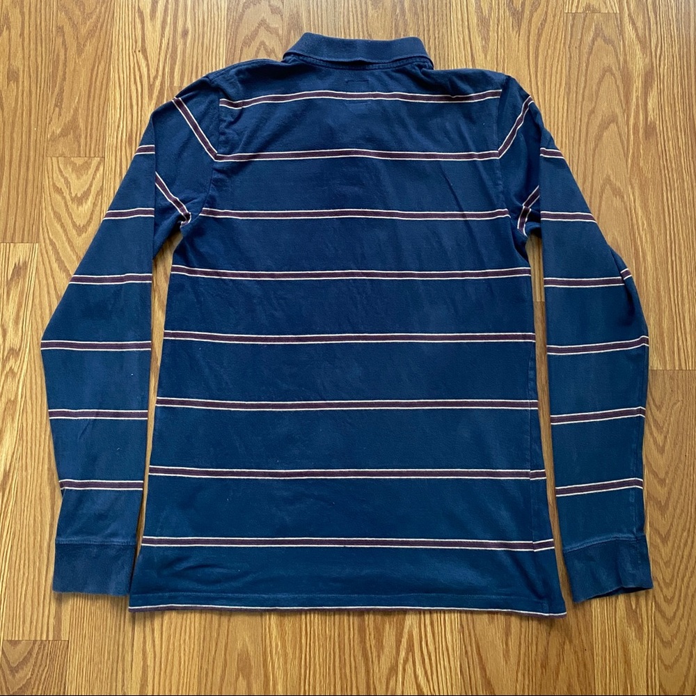 VANS Men’s Long Sleeve T-Shirt Blue Cotton ALSU00792 - Picture 2 of 5